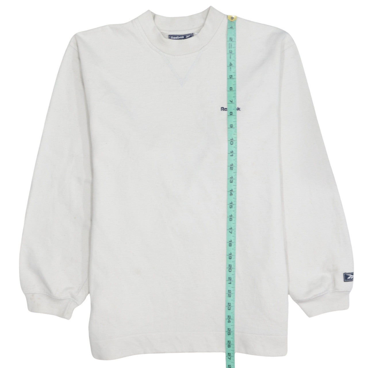 Reebok Essentials Women's White Size 12 Crew Neck Sweatshirt
