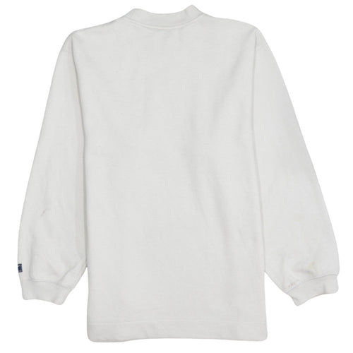 Reebok Essentials Women's White Size 12 Crew Neck Sweatshirt