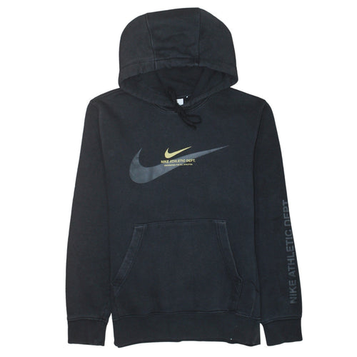 Nike Women Black XS Pullover Hoodie Athletic Dept Cotton Blend