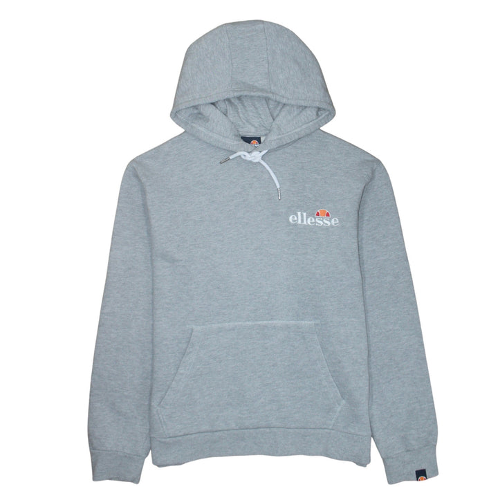 Ellesse Womens Grey Pullover Hoodie UK 18 Cotton Blend Casual