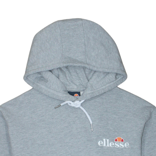 Ellesse Womens Grey Pullover Hoodie UK 18 Cotton Blend Casual