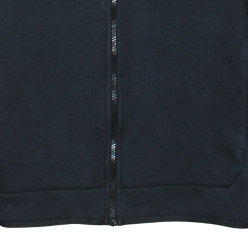 Nike Men's Black Full Zip Fleece Hoodie Small Tall