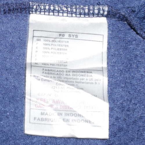 Nike Mens Blue Crew Neck Pullover Sweatshirt Size L Fleece Sportswear