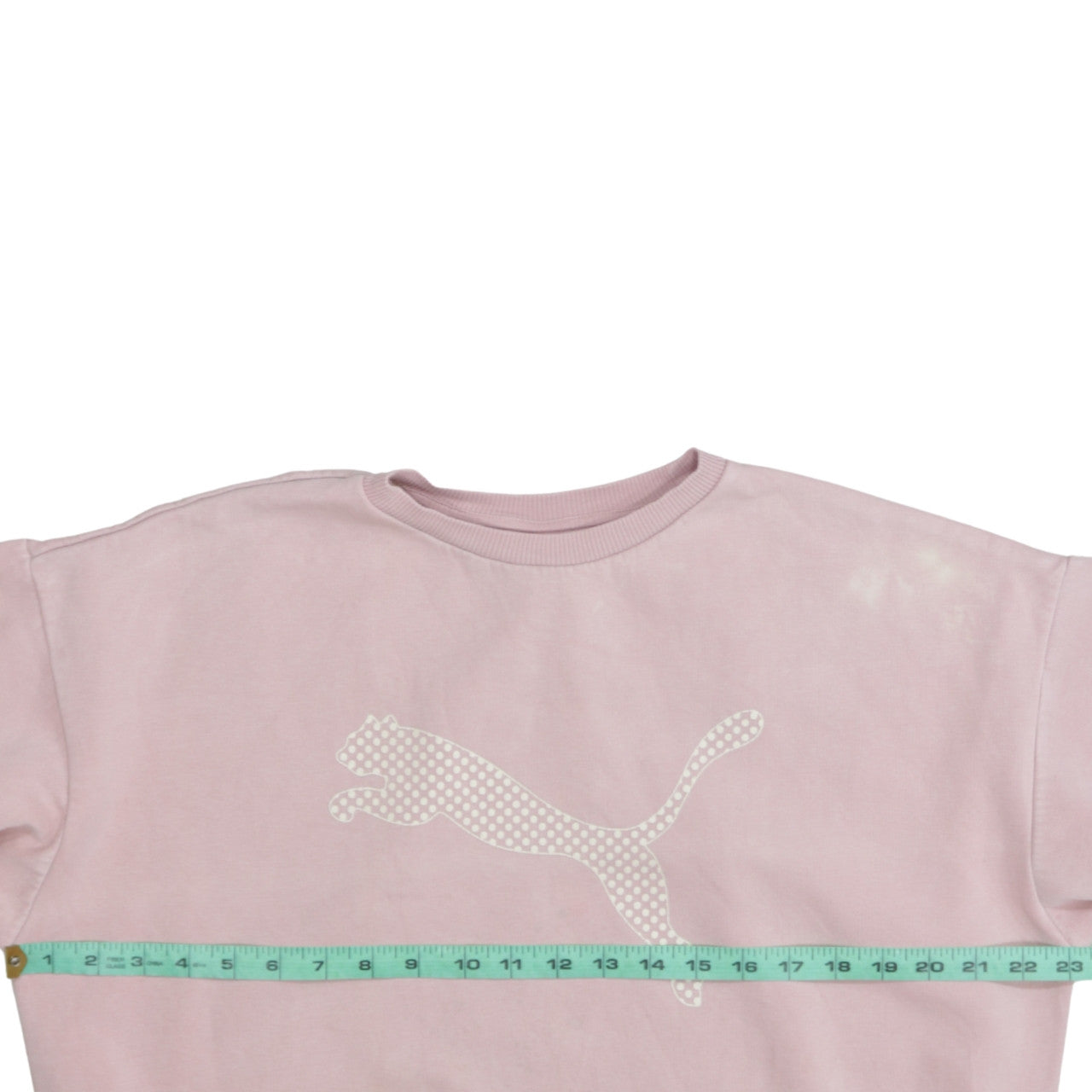 Puma Women's Pink Crew Neck Pullover Sweatshirt Size L