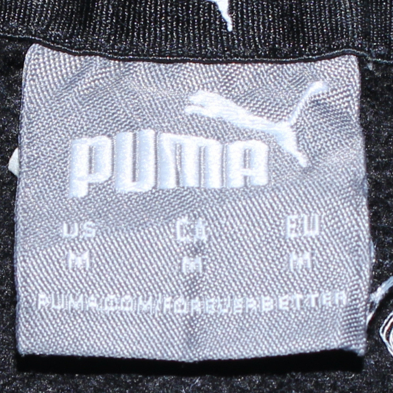 Puma Women's Black Medium Pullover Hoodie Gold Logo