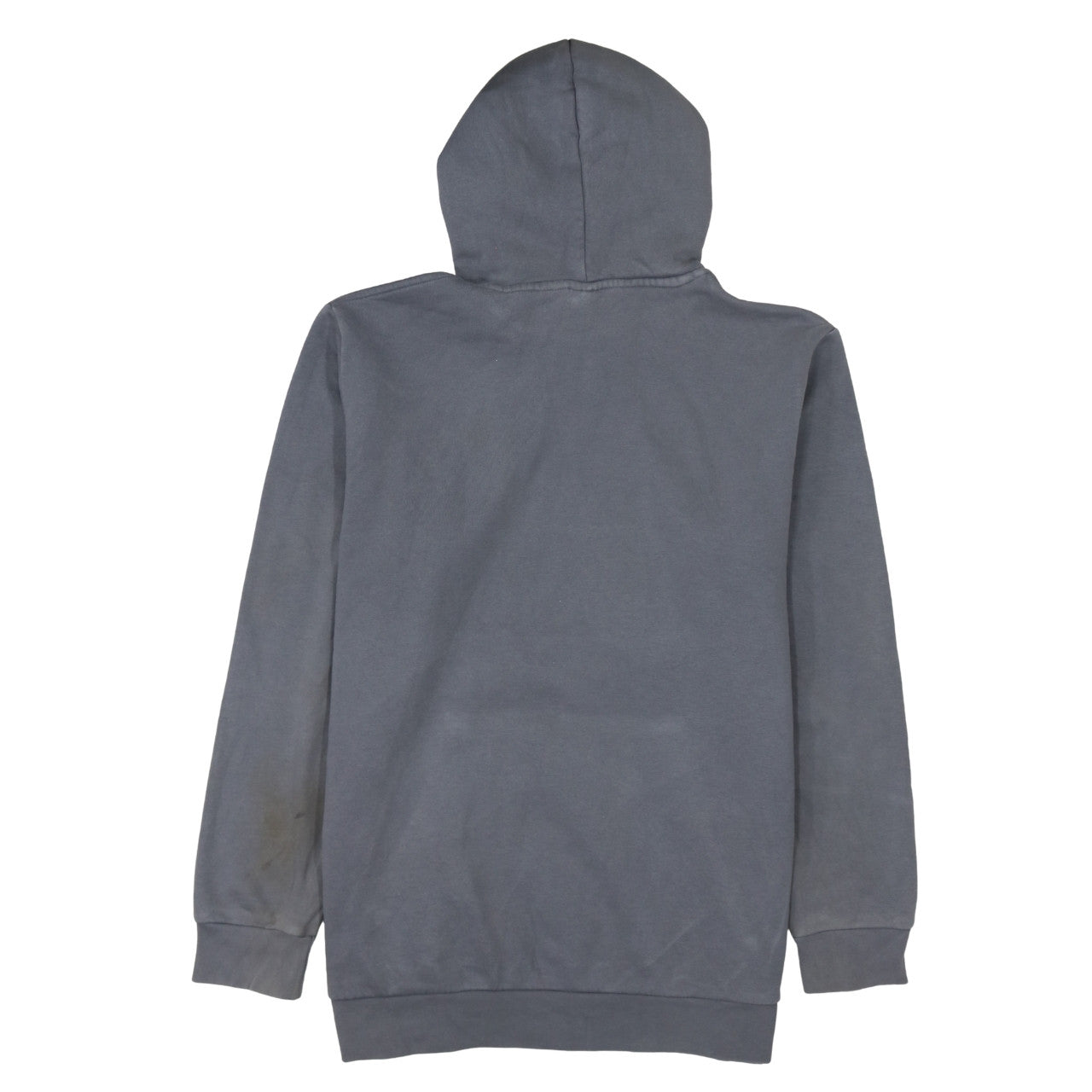 Adidas Men's Grey L Hoodie Track Jacket with Logo & Pocket