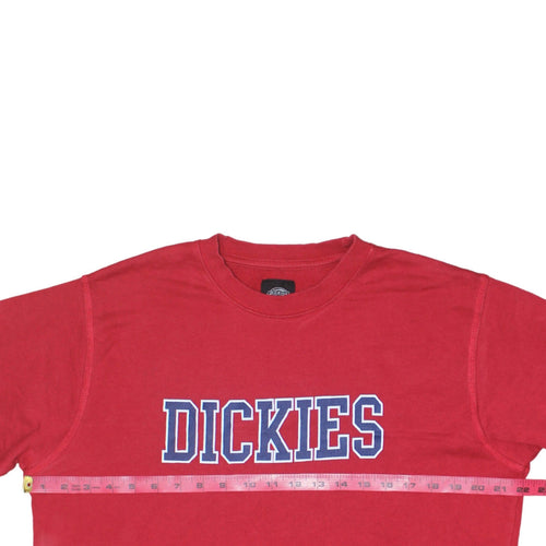 Dickies Boys Red XL Pullover Sweatshirt Logo Graphic Cotton Crew Neck