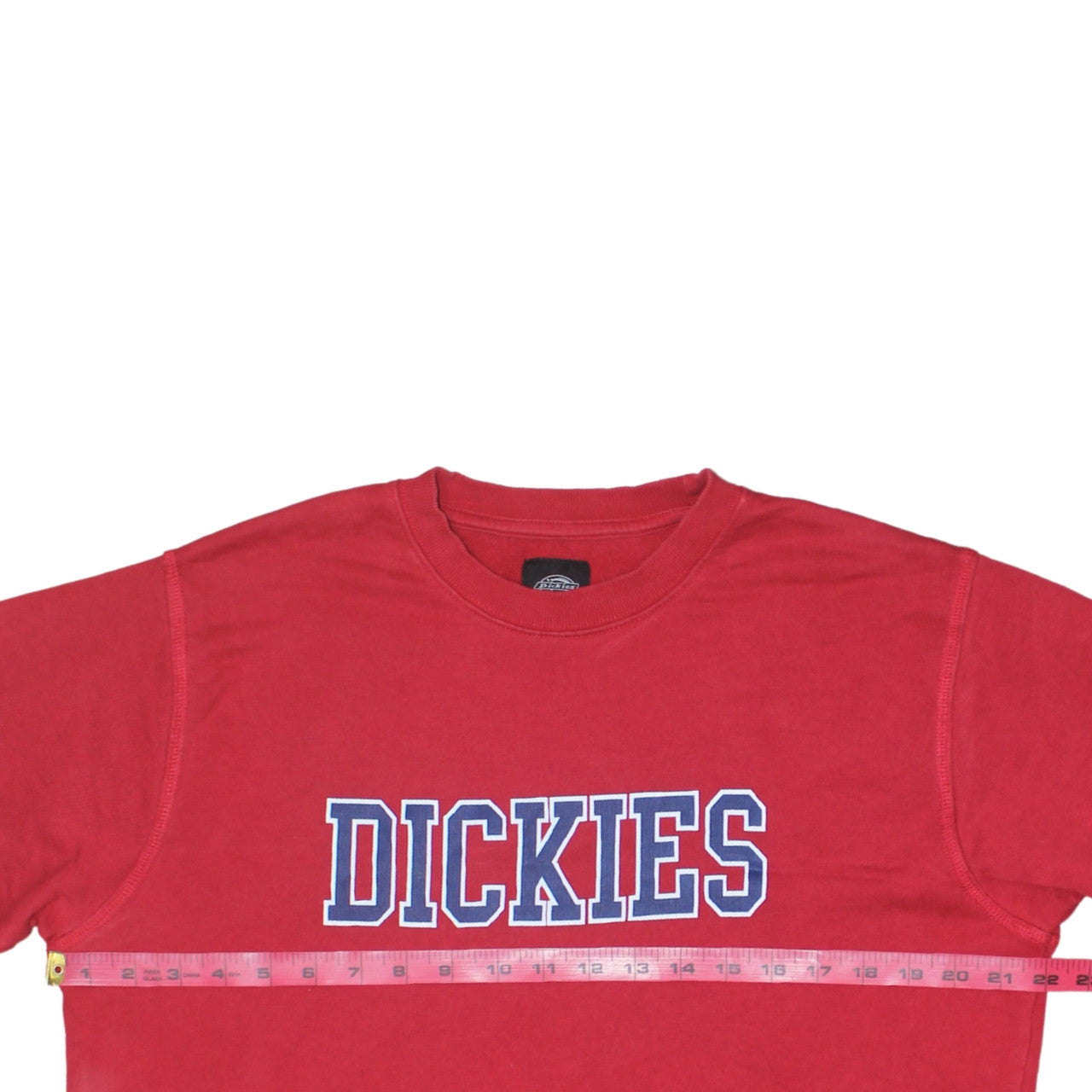 Dickies Boys Red XL Pullover Sweatshirt Logo Graphic Cotton Crew Neck