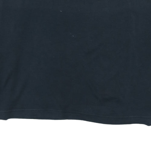 Nike Men's Black Long Sleeve Cotton Polo Shirt Size L 42/44