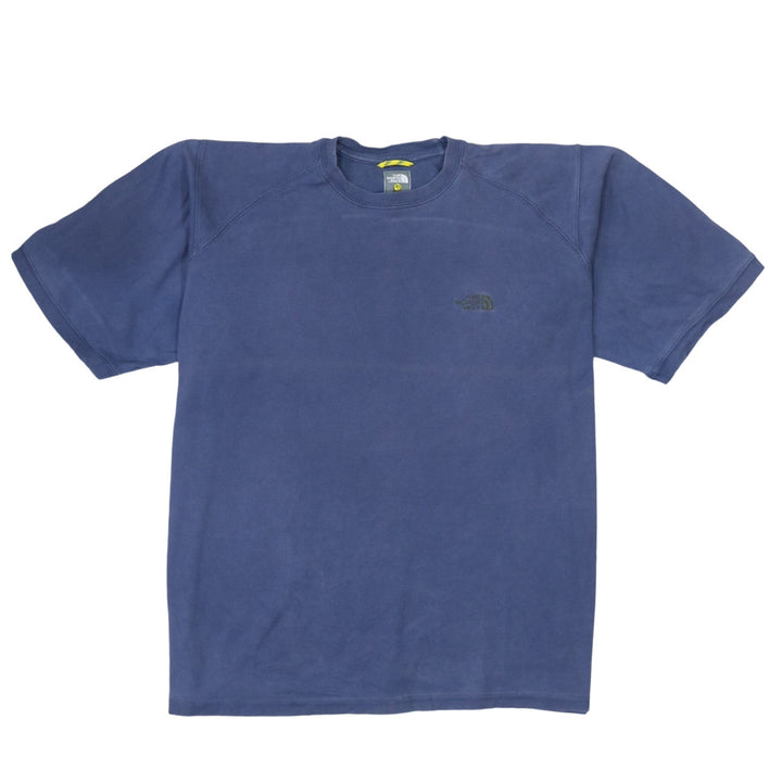 The North Face Men's Blue Cotton Crew Neck Short Sleeve T-Shirt Size M
