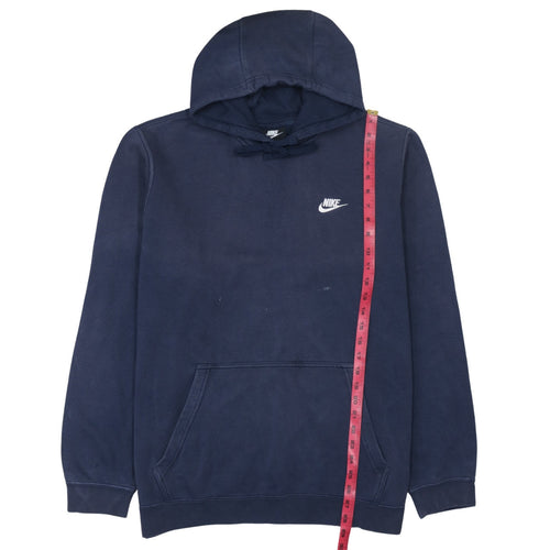 Nike Men's Blue XL Pullover Hoodie Fleece Logo Sportswear