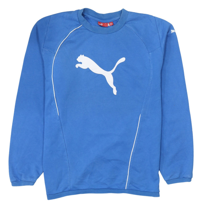 Puma Men Blue XL Pullover Sweatshirt Scuderia Ferrari Graphic Sports