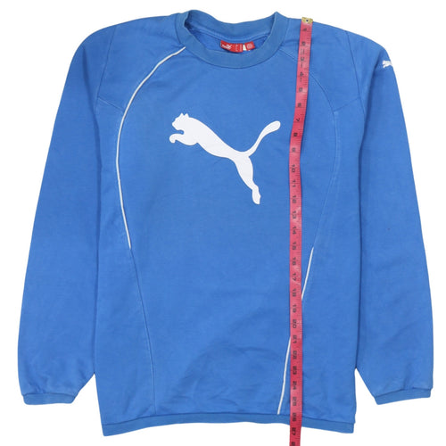 Puma Men Blue XL Pullover Sweatshirt Scuderia Ferrari Graphic Sports