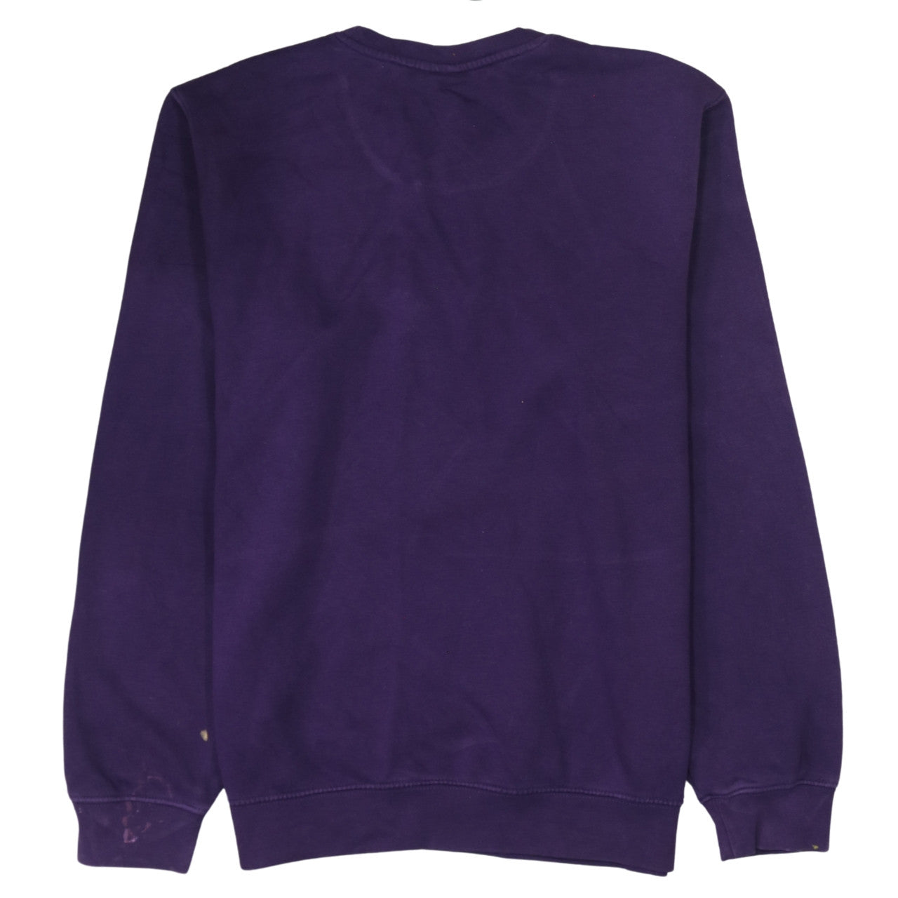 Champion Women’s Purple Pullover Sweatshirt L Logo Crew Neck Cotton Blend