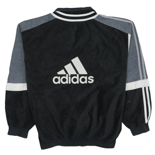 Adidas Men's Black Medium Track Jacket Full Zip Sportswear