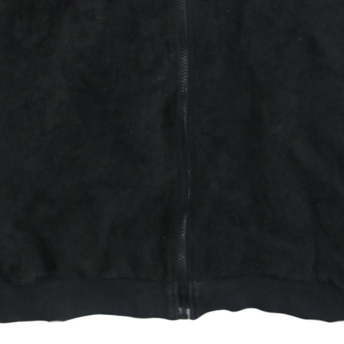 Adidas Men's Black Medium Track Jacket Full Zip Sportswear