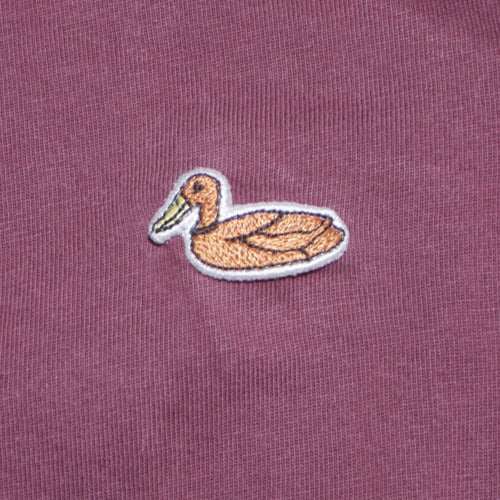 Carhartt Men’s Burgundy Duck Logo T-Shirt XXL Cotton Crew Neck
