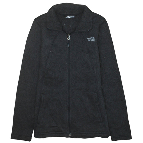 The North Face Womens Black Fleece Full Zip Jacket Size L Outdoor