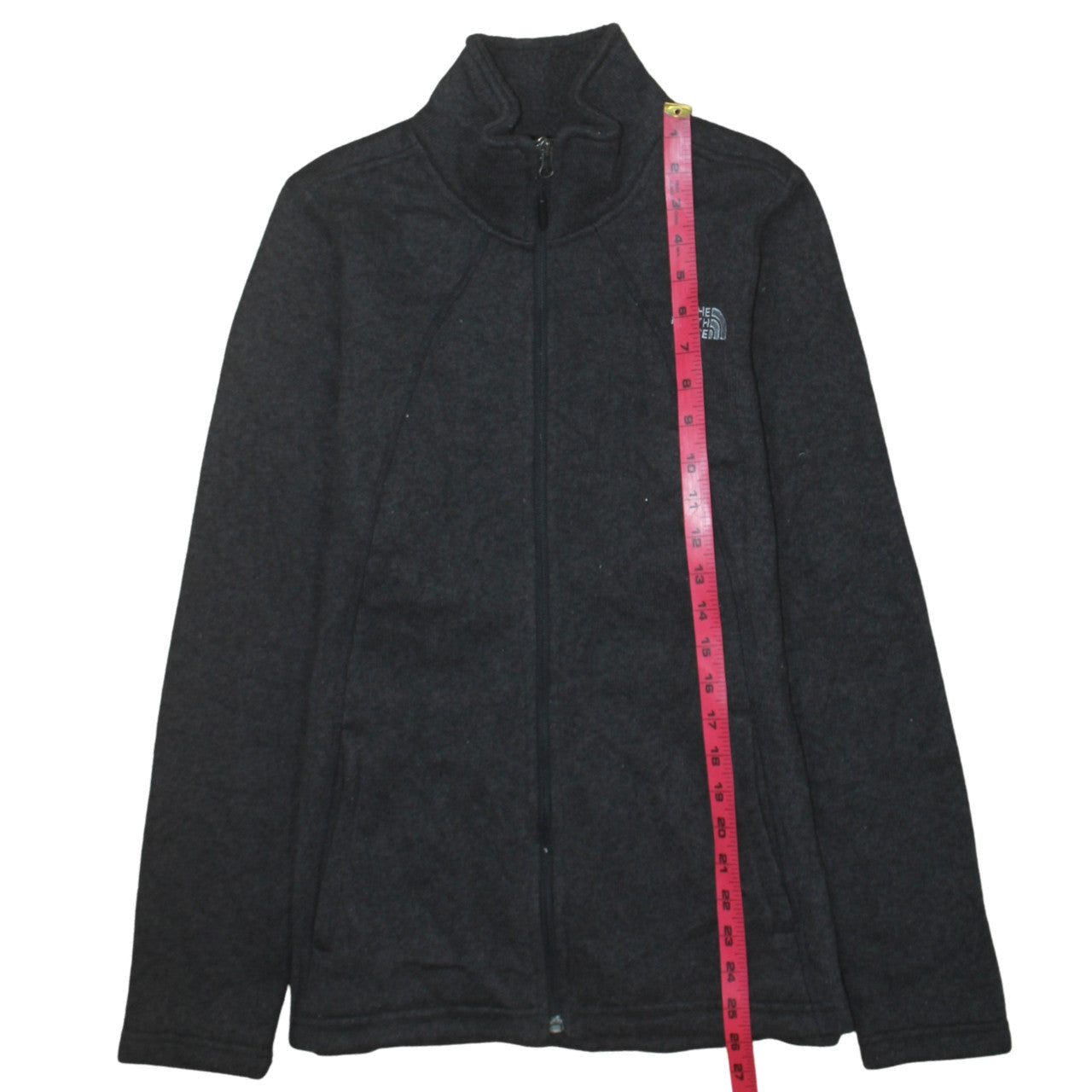 The North Face Womens Black Fleece Full Zip Jacket Size L Outdoor