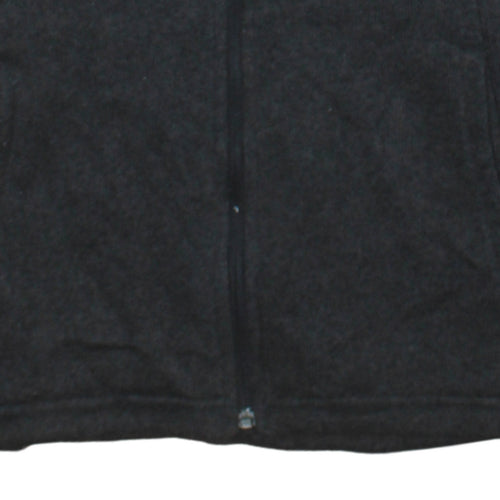 The North Face Womens Black Fleece Full Zip Jacket Size L Outdoor