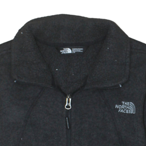 The North Face Womens Black Fleece Full Zip Jacket Size L Outdoor