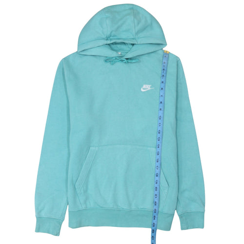 Nike Women’s Blue Pullover Hoodie M Cotton Blend Casual Style