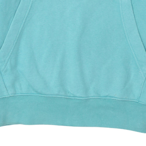 Nike Women’s Blue Pullover Hoodie M Cotton Blend Casual Style