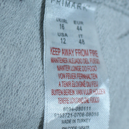 Primark Disney Womens Grey Mickey Mouse Sweatshirt Size 16