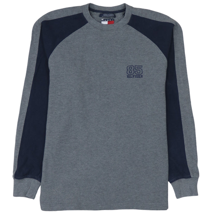 Tommy Hilfiger Men's Grey Crew Neck Pullover Sweatshirt Size S