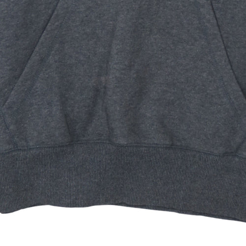 Nike Men Grey Pullover Hoodie Regular Fit Size M Sportswear