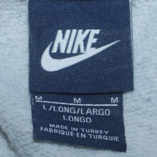 Nike Men's Grey L Track Jacket Full Zip Sports Fleece