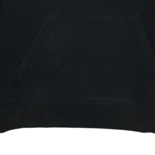 Champion Boys Black Pullover Hoodie L Cotton Blend Logo Athletic Sweatshirt