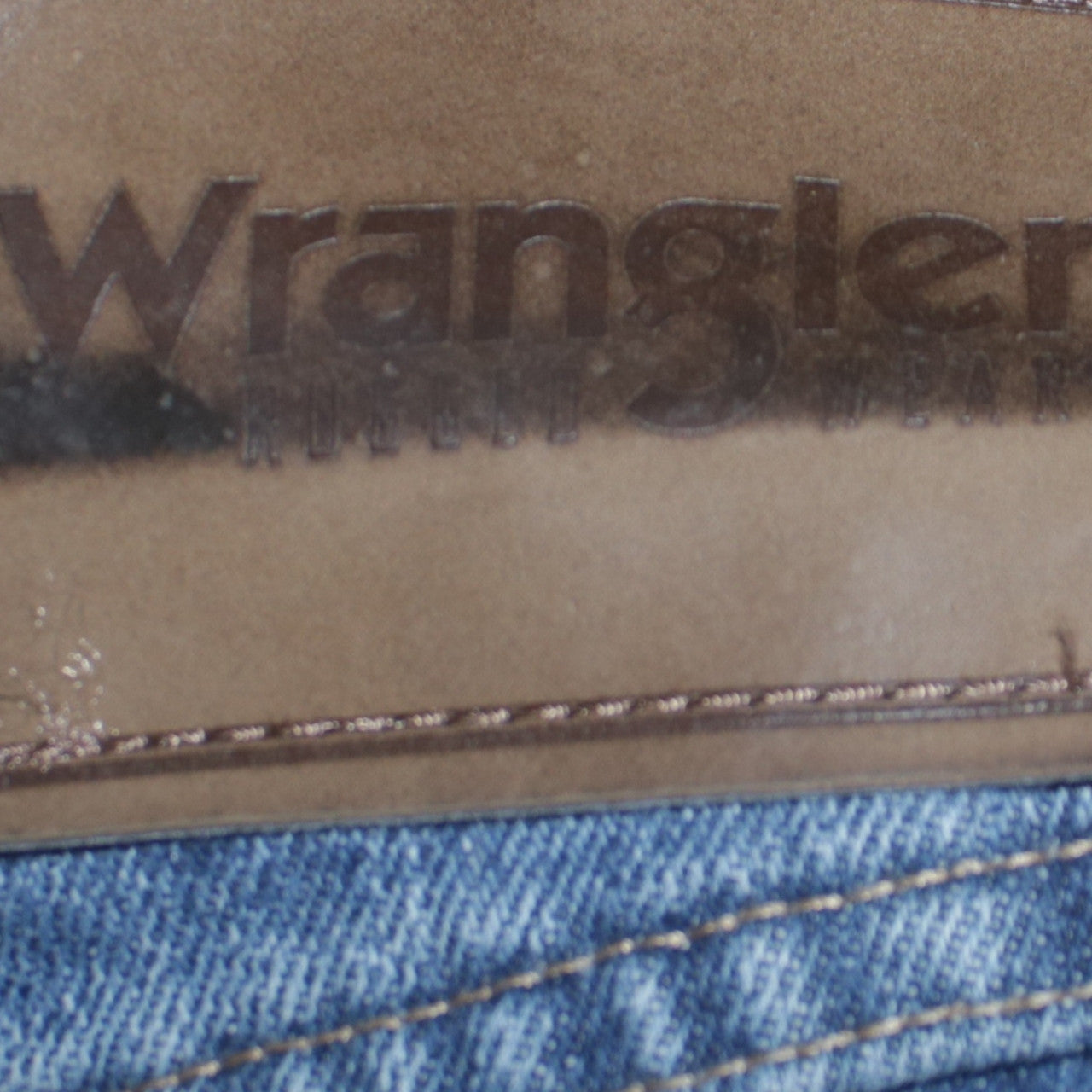 Wrangler Men Blue 36x36 Straight Leg Denim Jeans