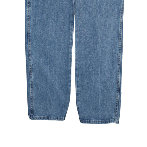 Wrangler Men Blue 36x36 Straight Leg Denim Jeans