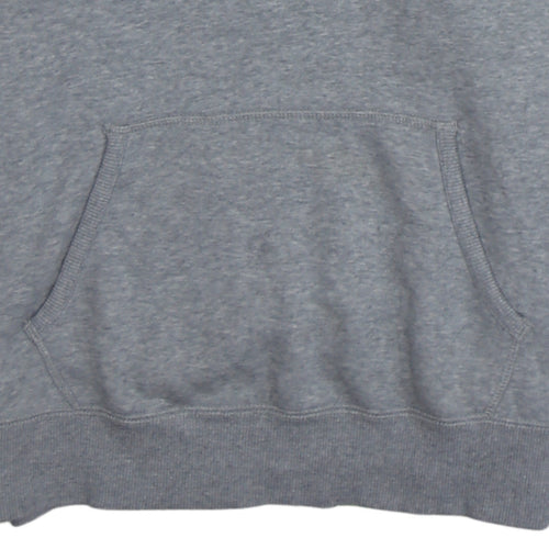 Converse Boys Grey Pullover Hoodie Size S Fleece Logo Sweatshirt