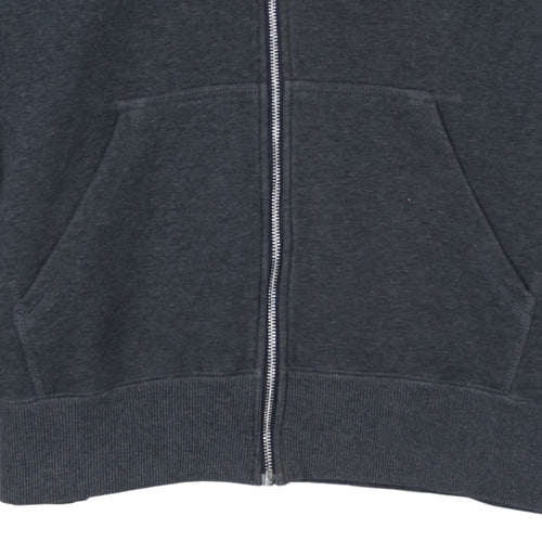 Nike Men's Grey Full Zip Hoodie XL Cotton Blend Sportswear