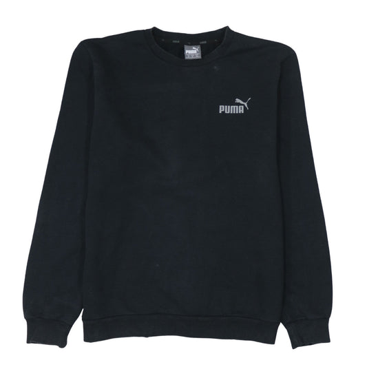 Puma Mens Black XL Crew Neck Pullover Sweatshirt