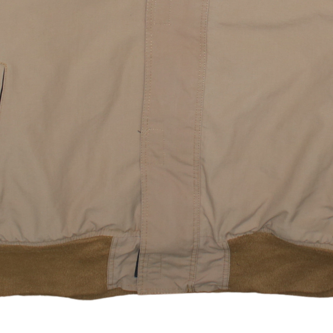 Dickies Men's Beige Hooded Bomber Jacket Medium Polyamide Lined Workwear