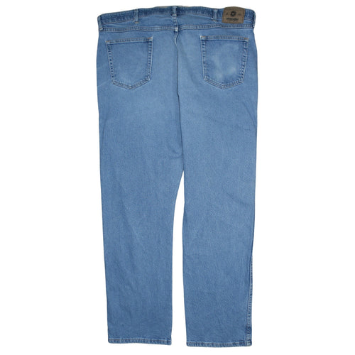Wrangler Men's Blue Regular Fit Straight Jeans 42x32 Denim