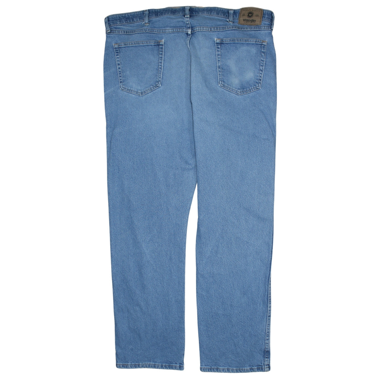 Wrangler Men's Blue Regular Fit Straight Jeans 42x32 Denim
