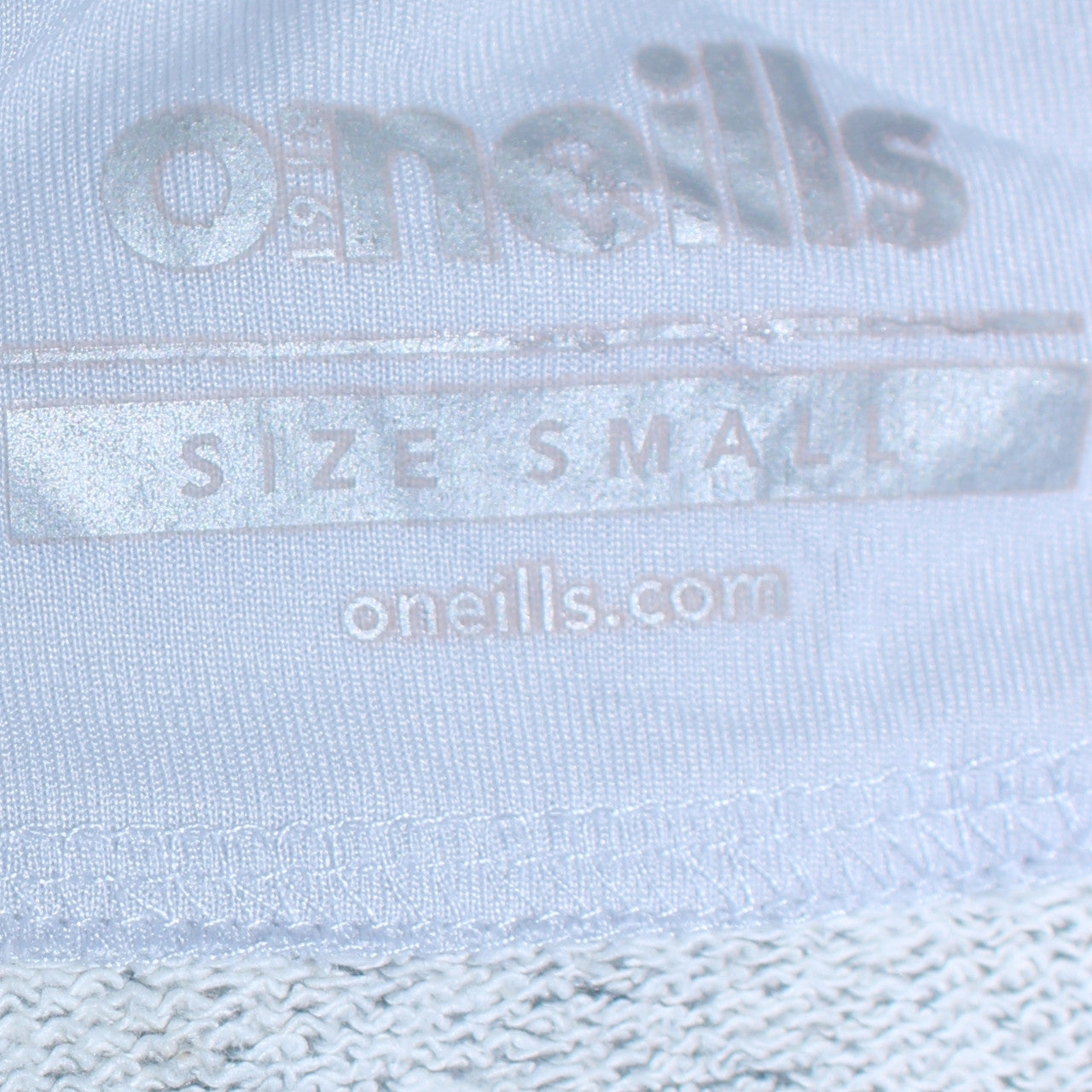 O'Neills Men's Grey Blue Crew Neck Sweatshirt Small Athletic Fit