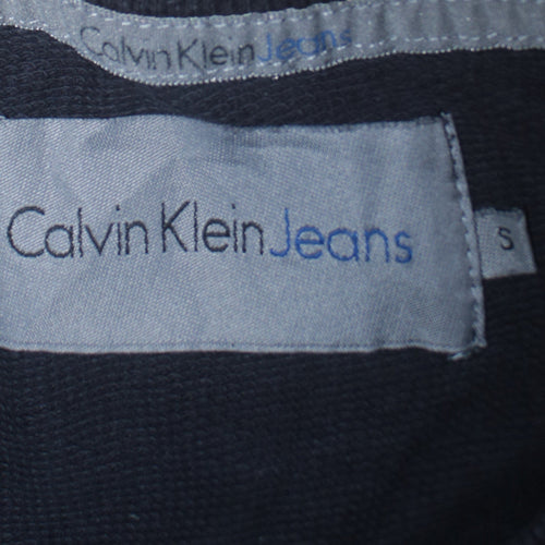 Calvin Klein Jeans Men's Black Logo Pullover Sweatshirt Size S