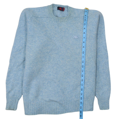 Robe Di Kappa Men’s Blue Wool Crew Neck Pullover Jumper 2XL