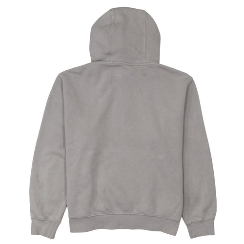 Nike Men Beige Pullover Hoodie L Fleece Logo Sportswear