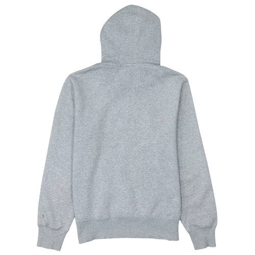 Nike Mens Grey Pullover Hoodie M Sportswear Logo Fleece