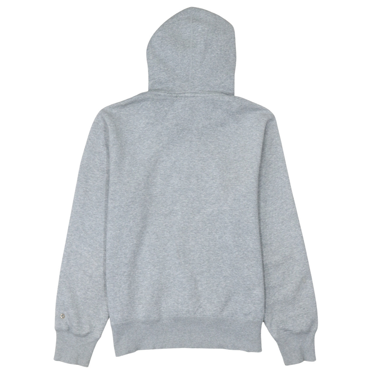 Nike Mens Grey Pullover Hoodie M Sportswear Logo Fleece