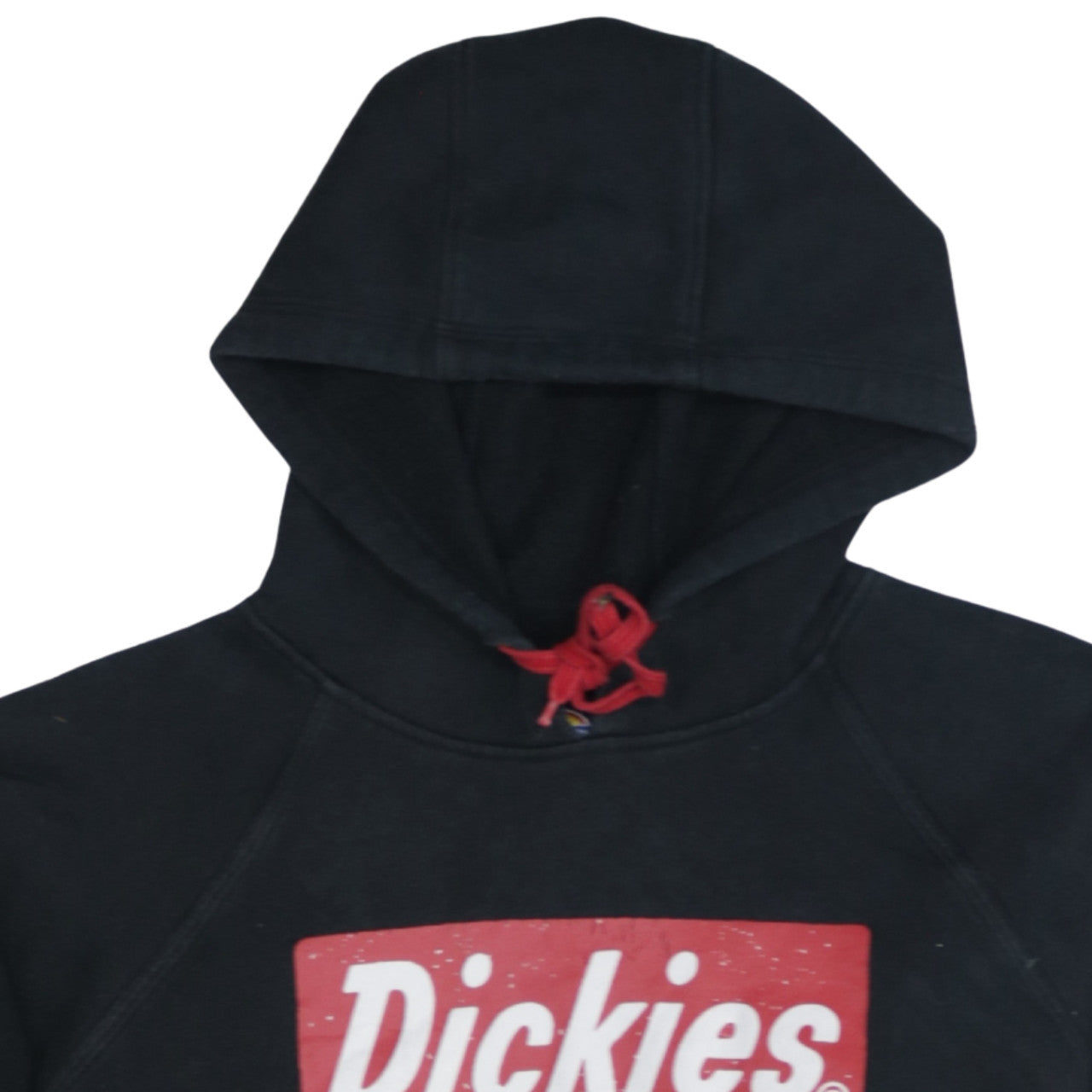Dickies Men's Black Pullover Hoodie Medium Graphic Logo Fleece