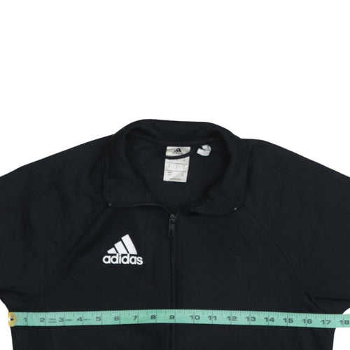 Adidas Men's Black S Track Jacket Full Zip Lightweight Activewear