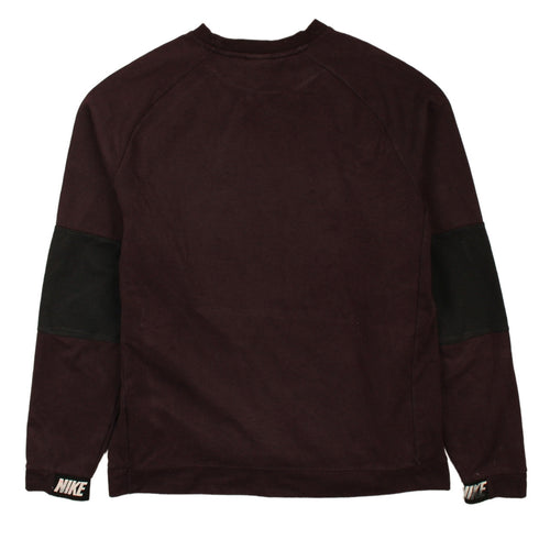 Nike Men’s Brown Crew Neck Logo Sweatshirt Size M Pullover