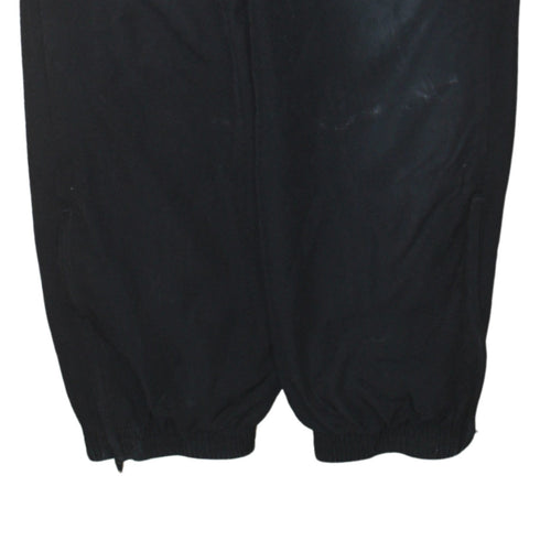 adidas Boys Black Track Pants 13-14 Years Elastic Waist Moisture Wicking